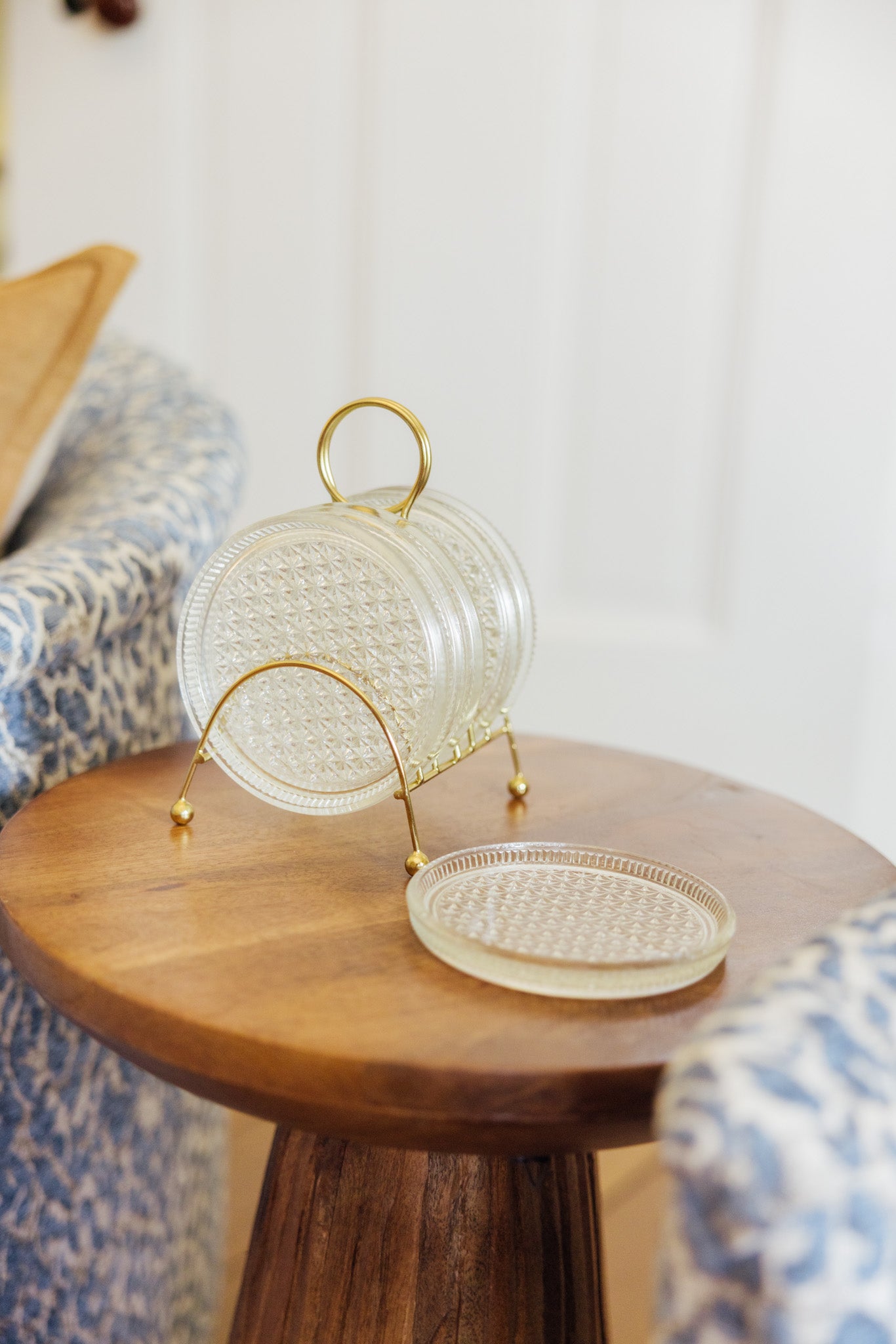 Glass Coaster Set