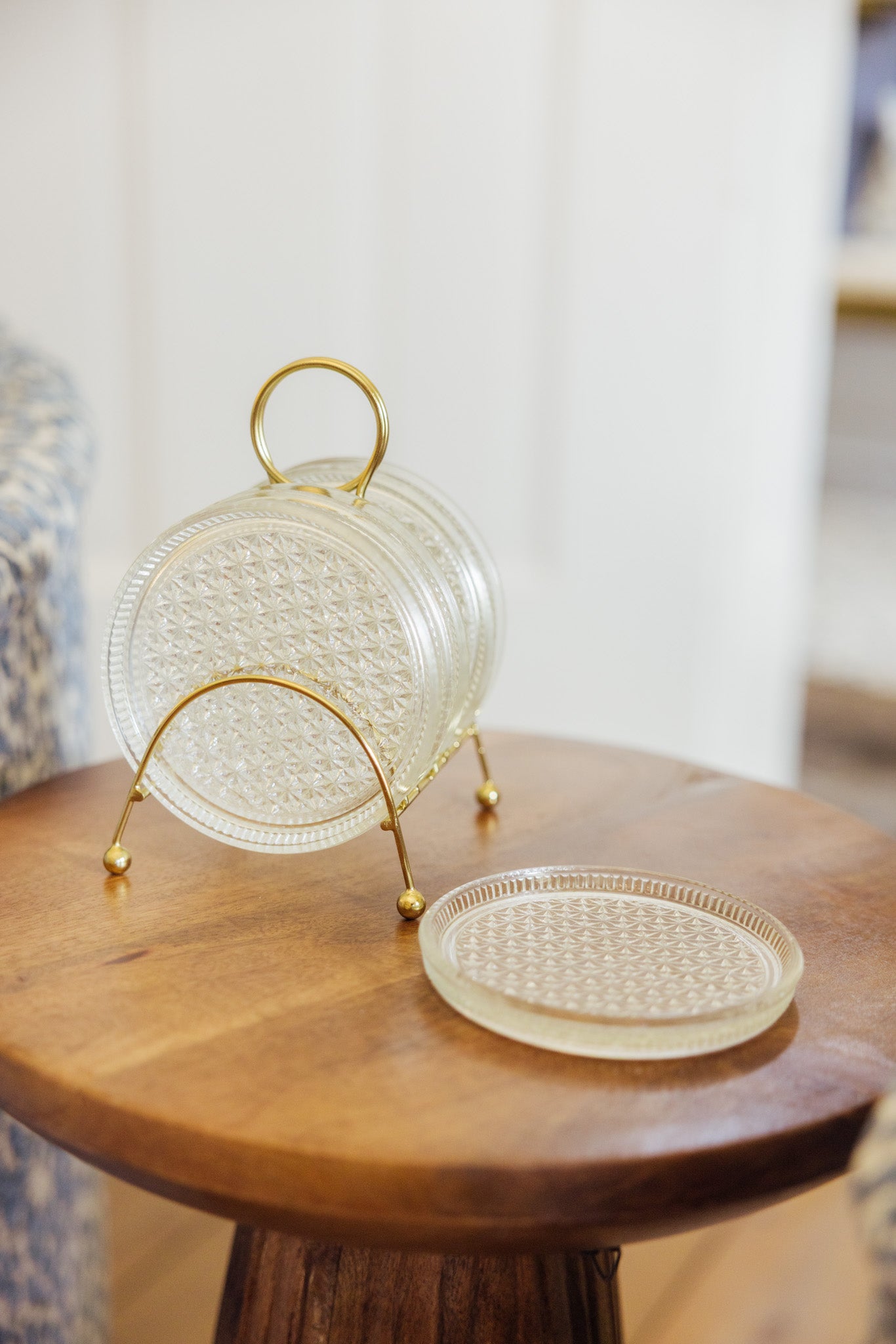 Glass Coaster Set