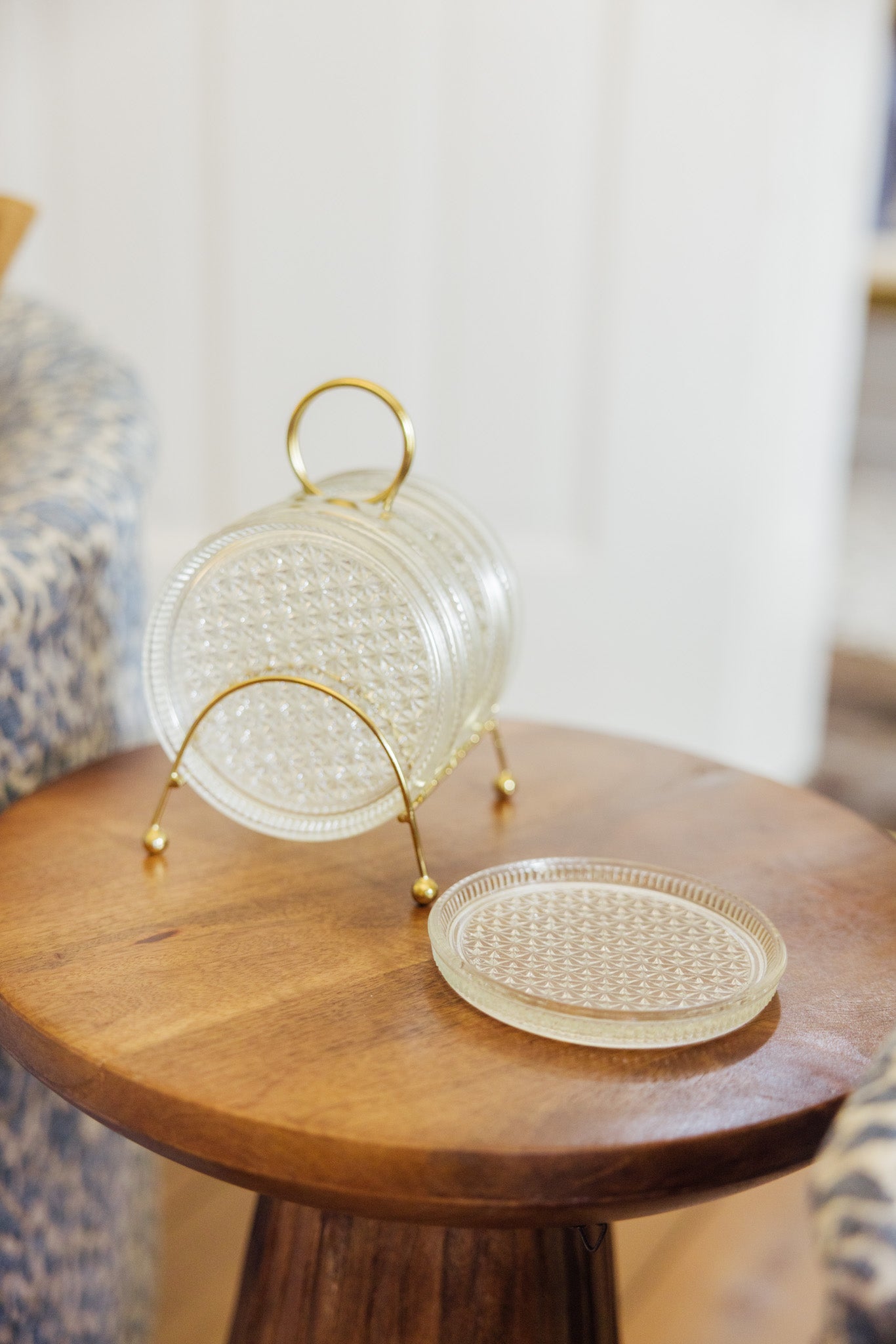 Glass Coaster Set
