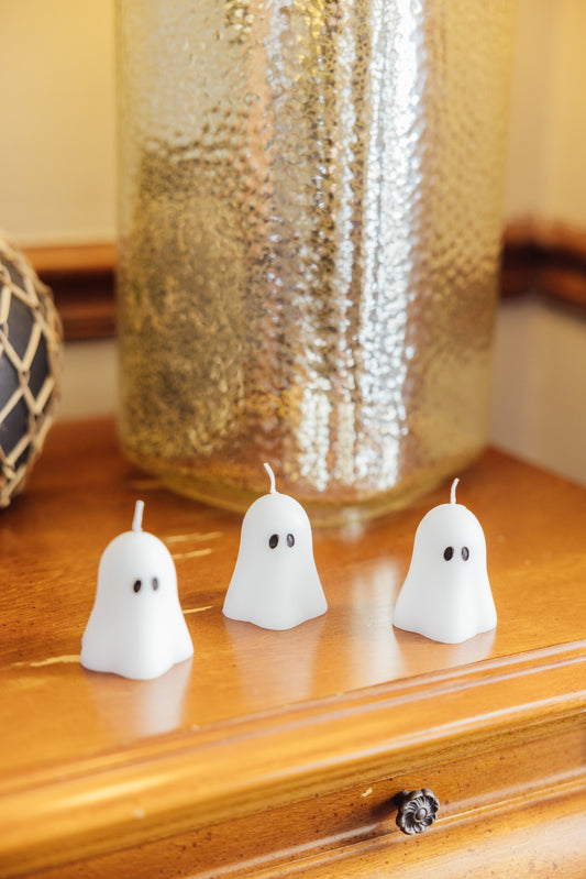 Ghost Tealight Candle Set