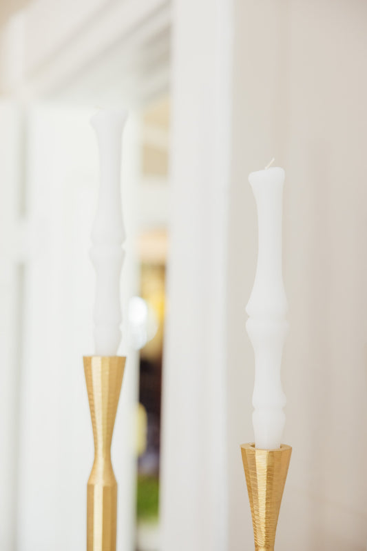 Bone Taper Candle Set