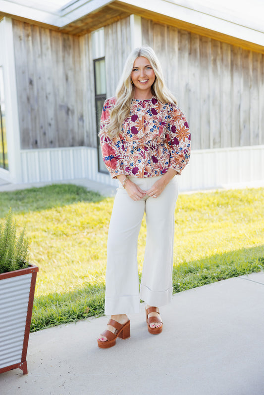 Iris Floral Shirt
