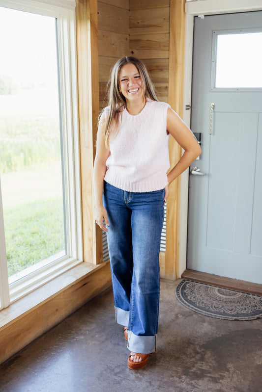 Cosmos Cuffed Jeans