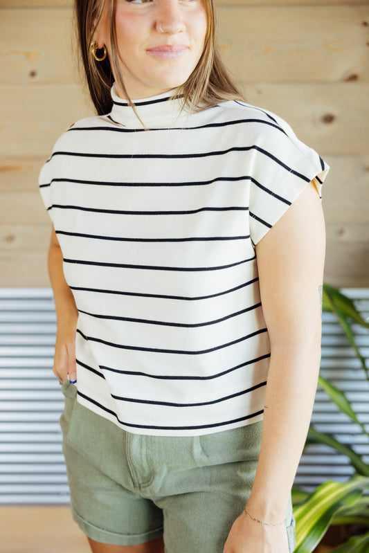 Stripe Casual Top