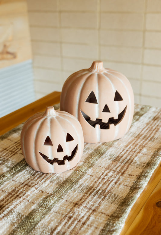 Ceramic Jack O' Lanterns Set