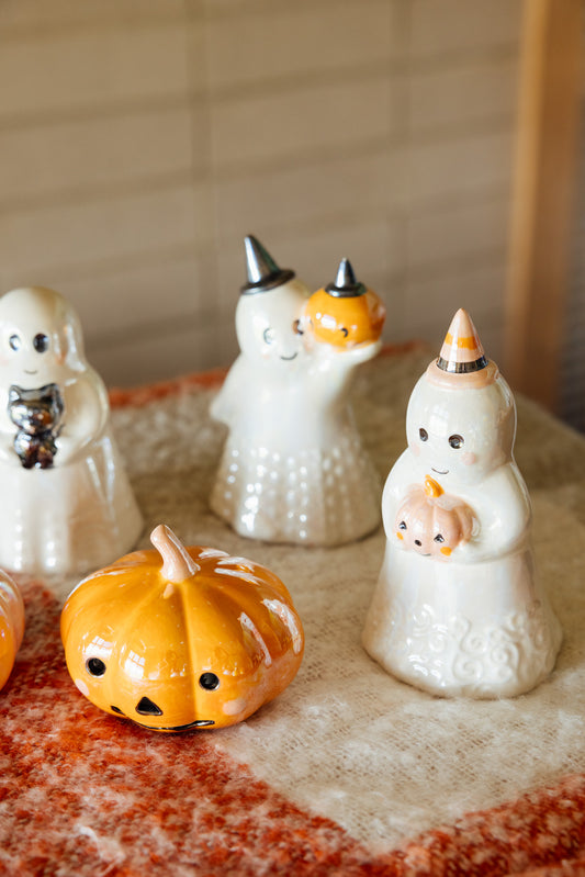 Pearlized Ghost Figurines