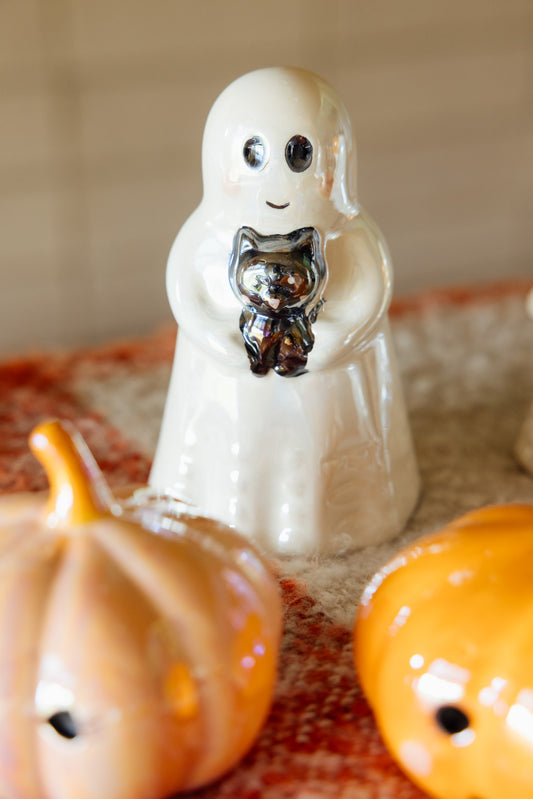 Pearlized Ghost Figurines
