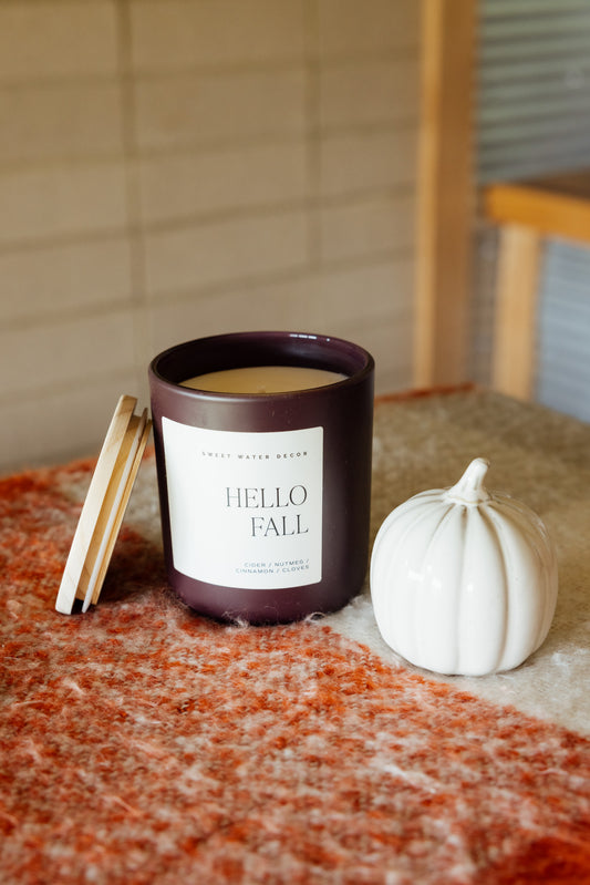 Hello Fall 15oz Candle