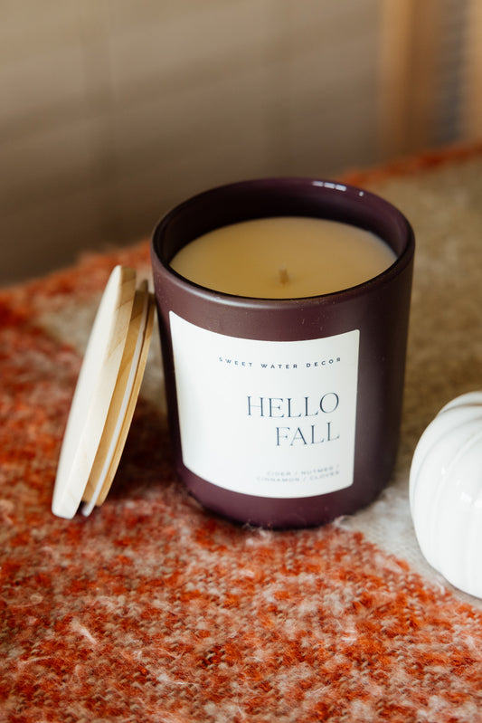 Hello Fall 15oz Candle