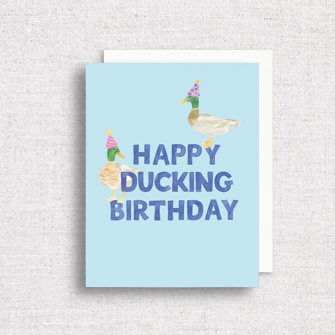 Happy Ducking Birthday Greeting Card