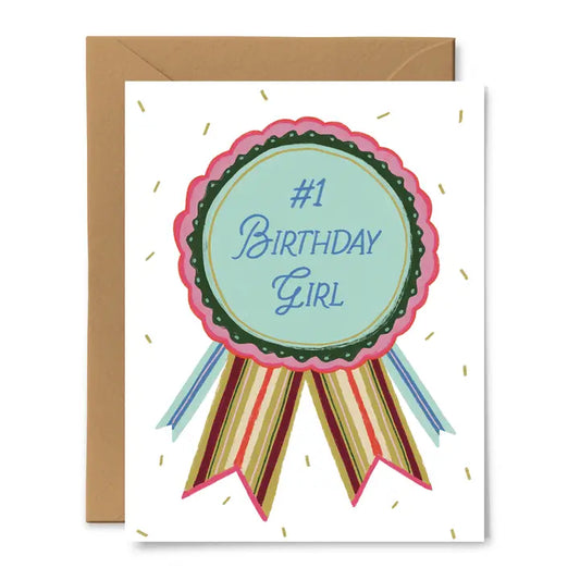 Birthday Girl Ribbon Card