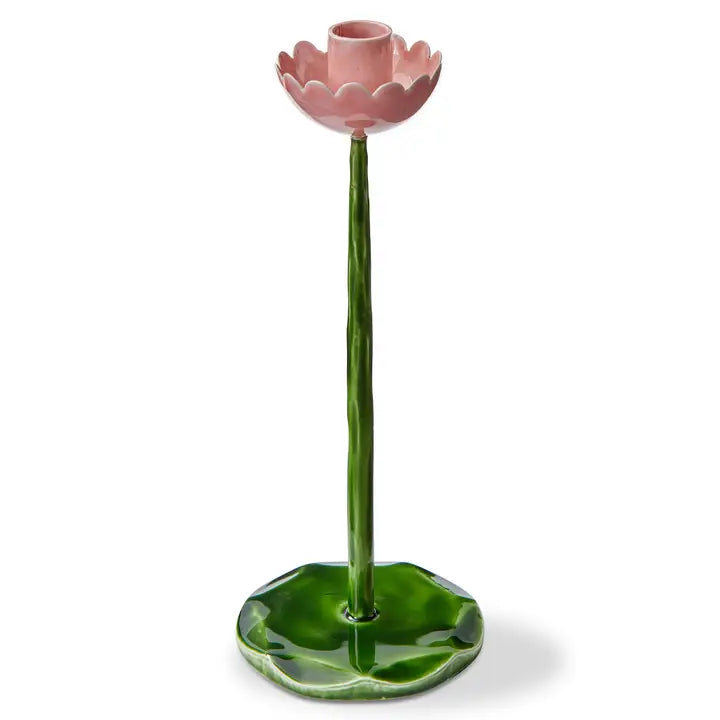Iron Flower Taper Holder