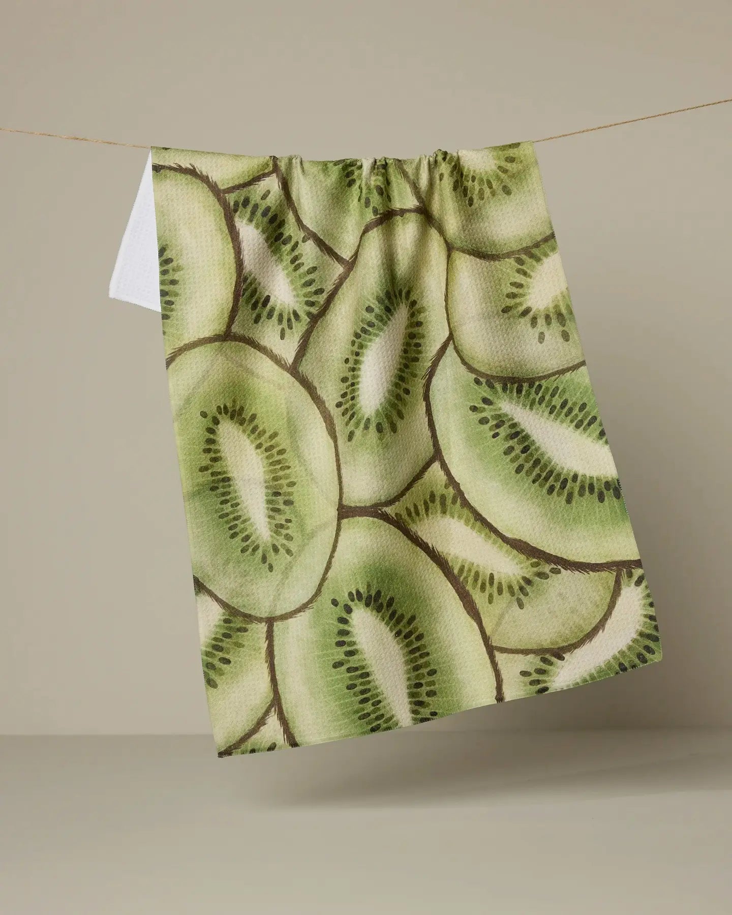 Kiwi Slices Tea Towel