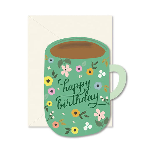 Birthday Coffee Mug Card