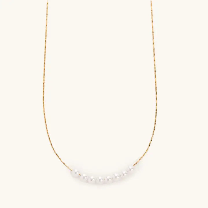 Nina Dainty Pearl Necklace