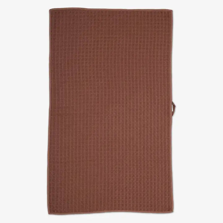 Waffle Geometry Bath Towel