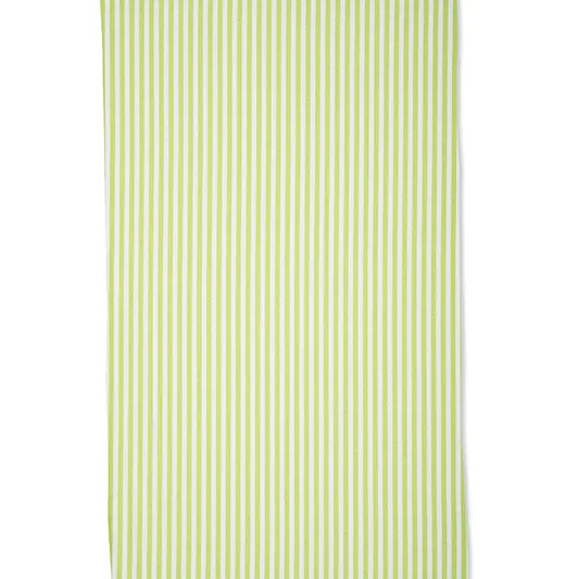 Summer Stripe Green Geometry Towel