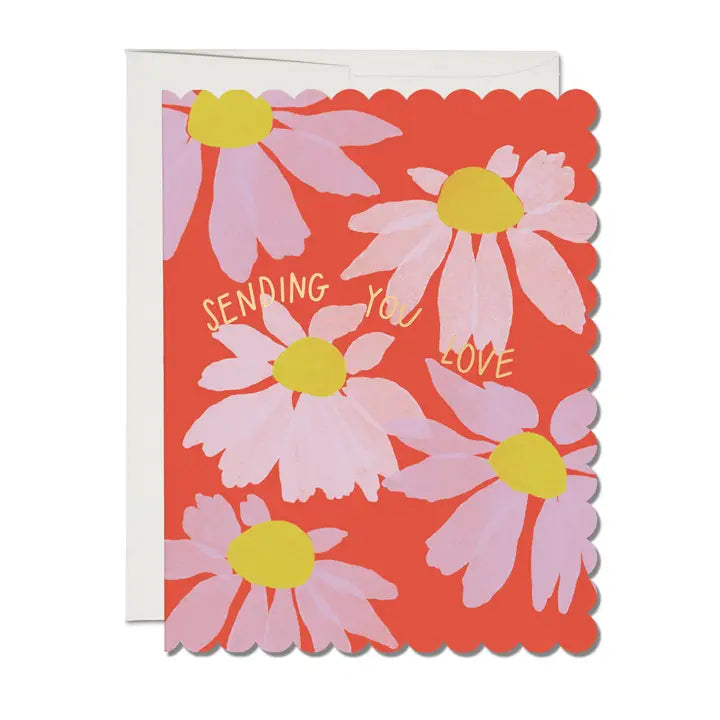 Sending You Love Floral Card