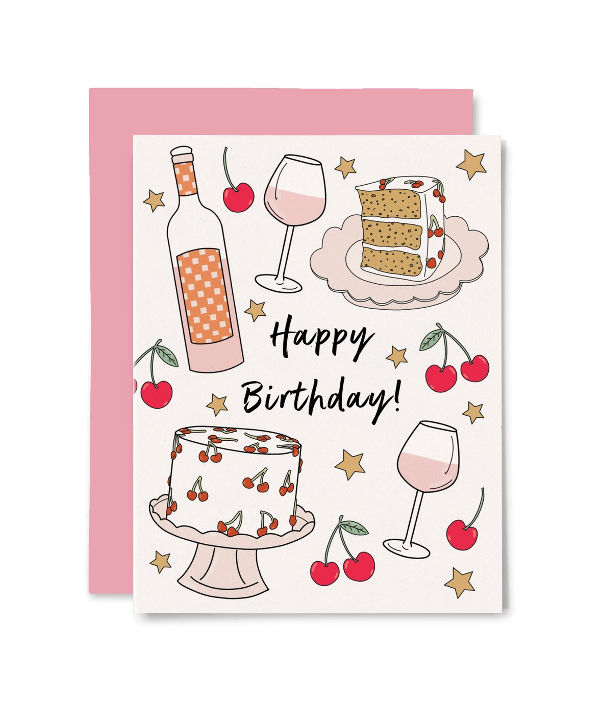 Cherries Birthday Card