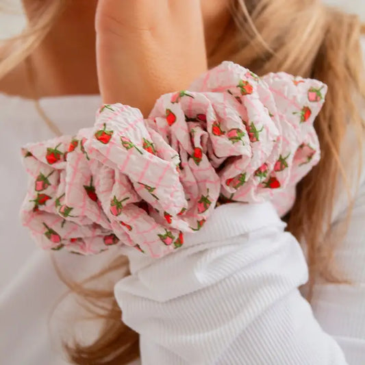 Strawberry Fields Scrunchie