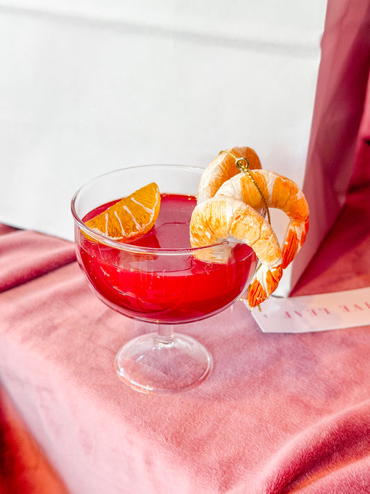 Shrimp Cocktail Ornament