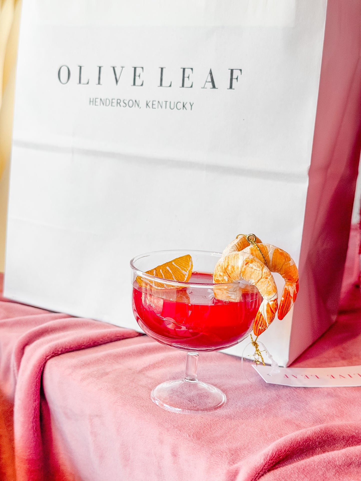 Shrimp Cocktail Ornament