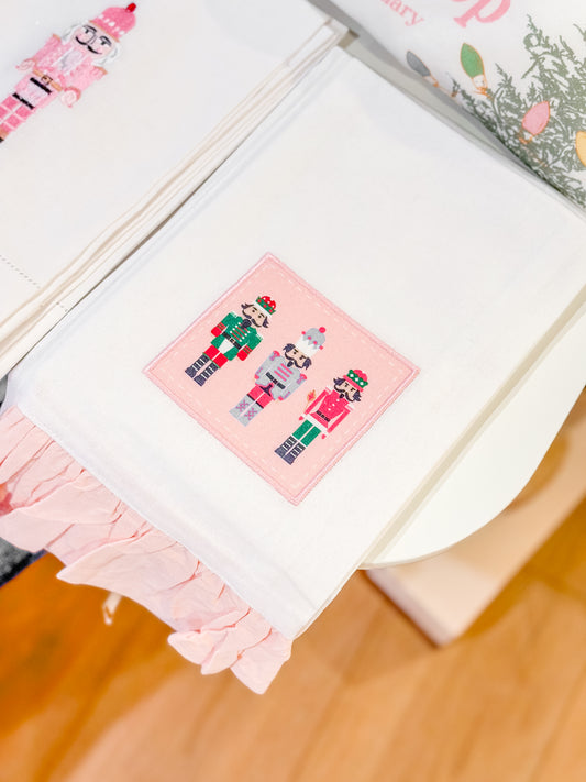 Nutcracker March Ruffle Hand Towel