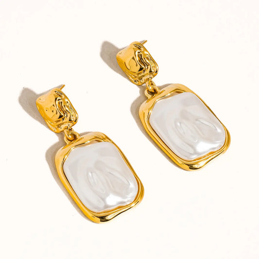 Jacques 18K Square Earring