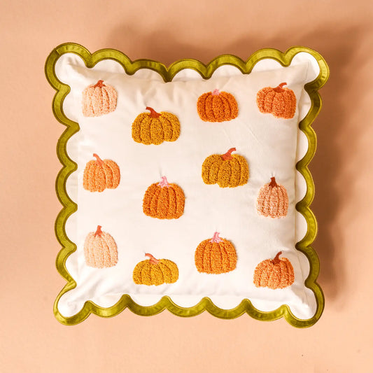 Pumpkin Patch Throw Pillow