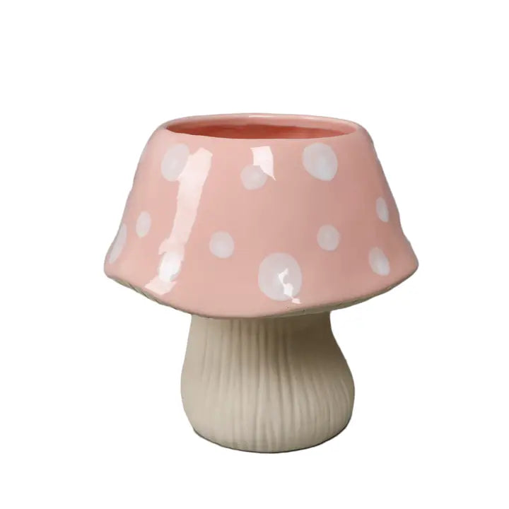 Pink Mushroom Vase