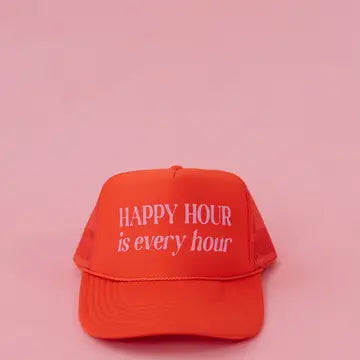 Happy Hour Every Hour Trucker Hat