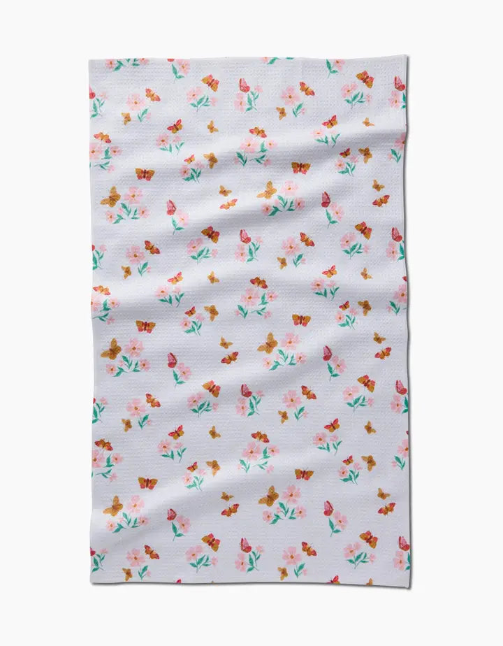 Butterfly Garden Tea Towel