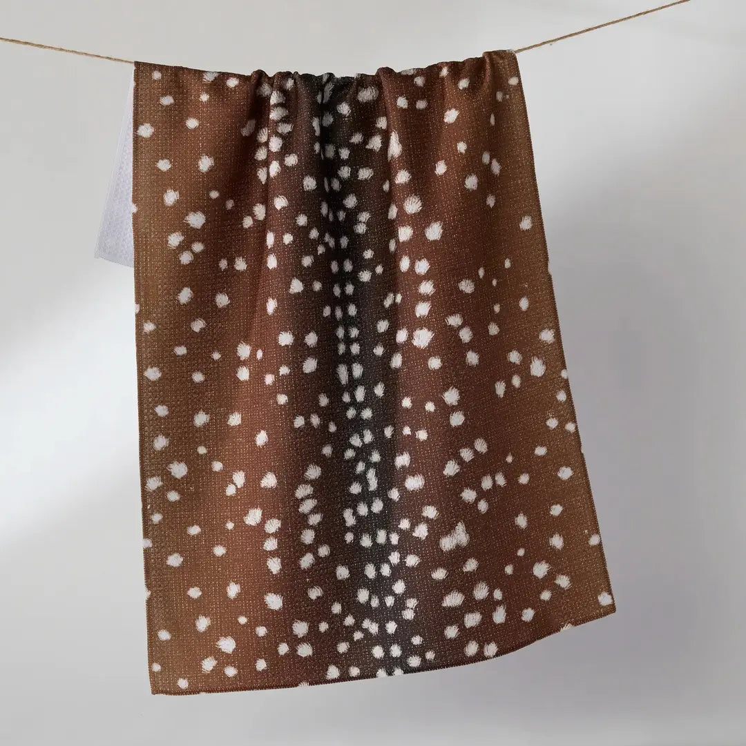 Doe Trail Geometry Tea Towel