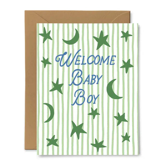 Welcome Baby Boy Card