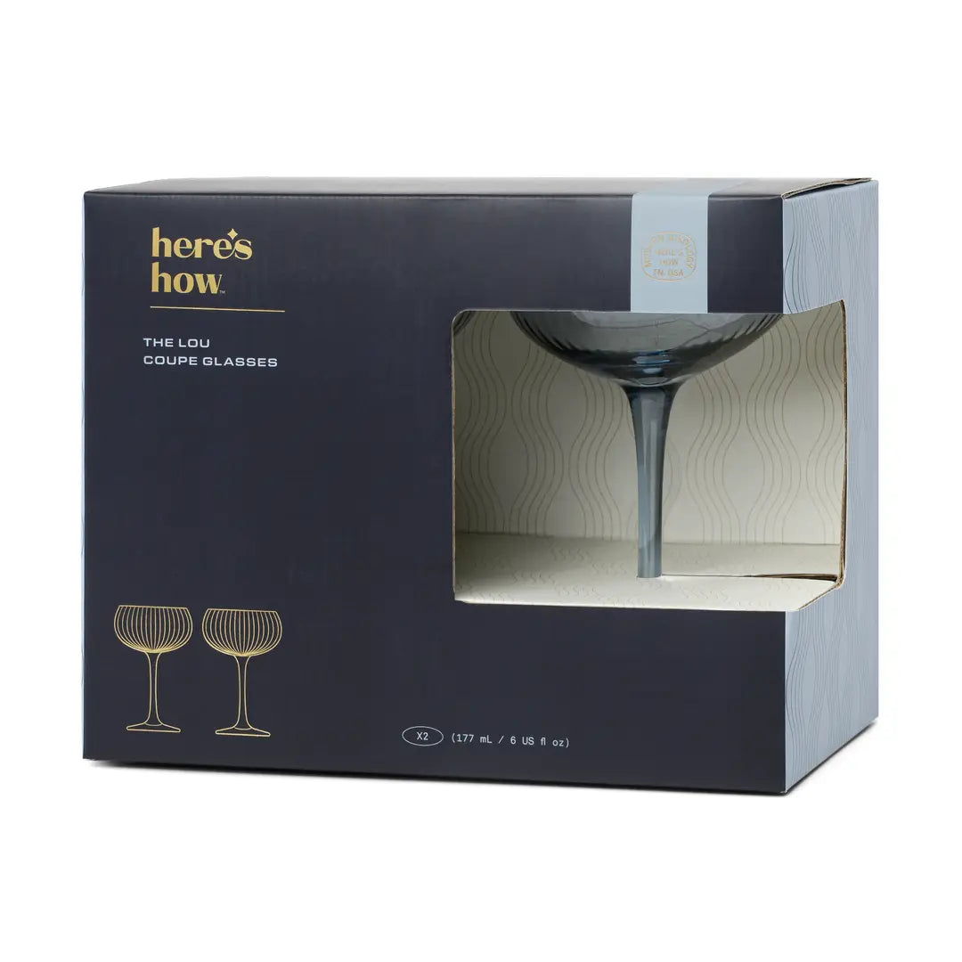 Lou Coupe Glass Set