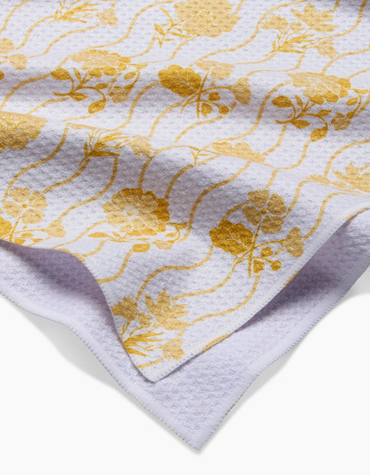 Spring Wave Geometry Tea Towel