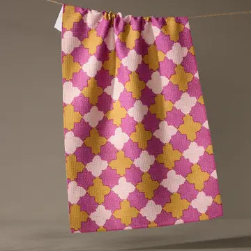 Bloomgrid Tea Towel