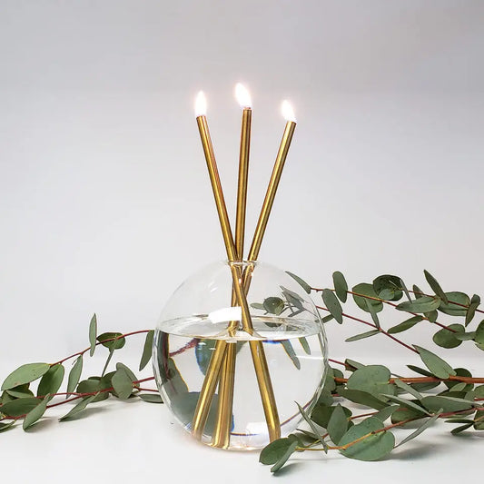 Gold Everlasting Candles