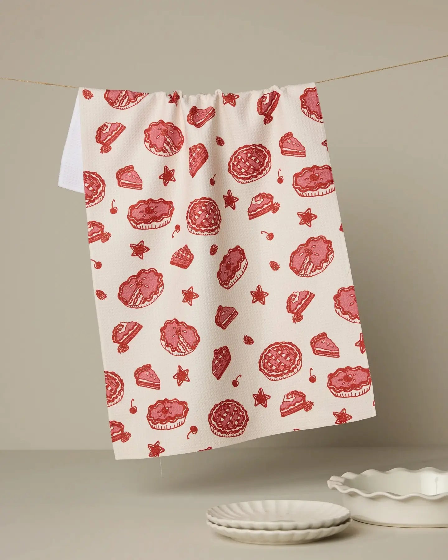 Pie-Triotic Tea Towel