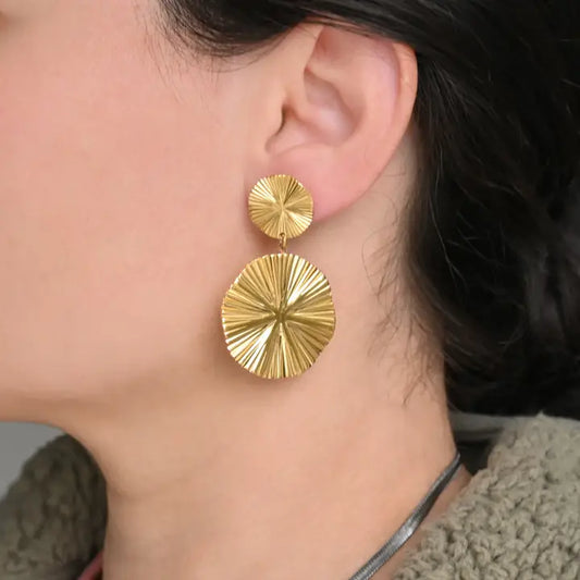 Oversized Sun Earrings