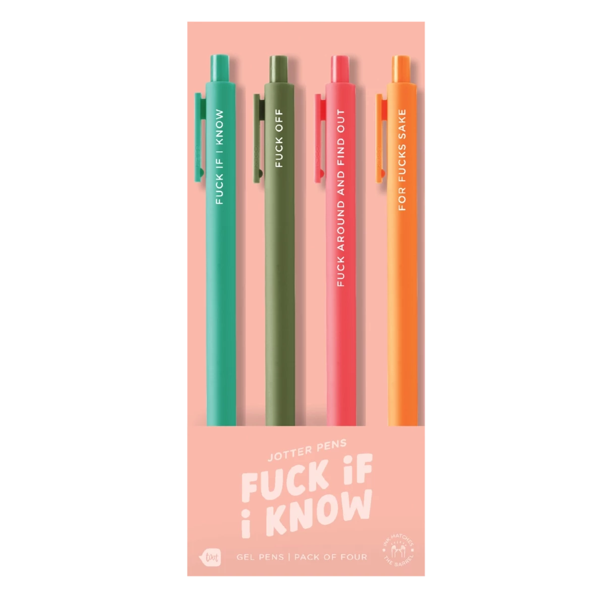Fuck If I Know Jotter Set 4-pack