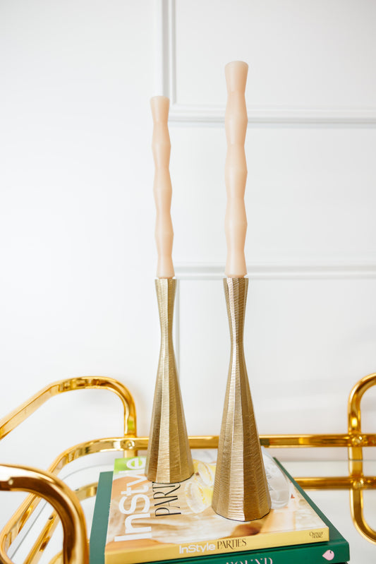 Column Scultped Taper Candles