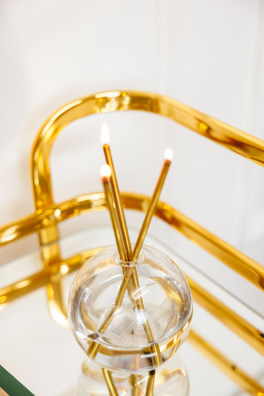 Gold Everlasting Candles