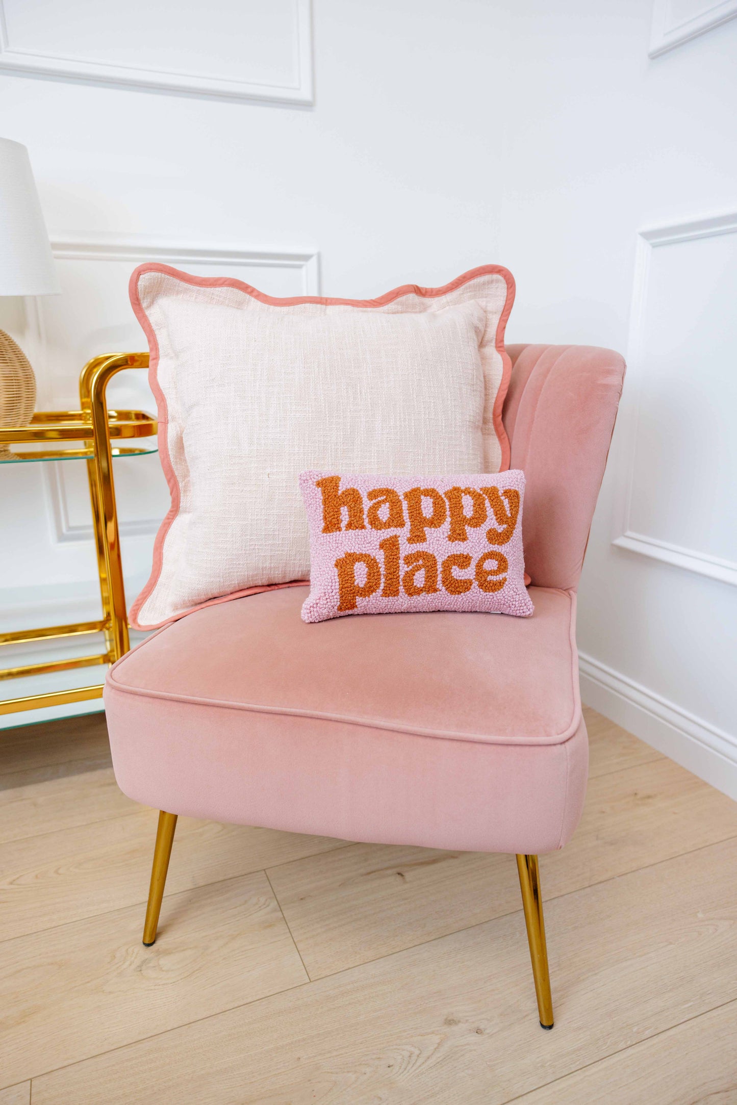 Happy Place Hook Pillow