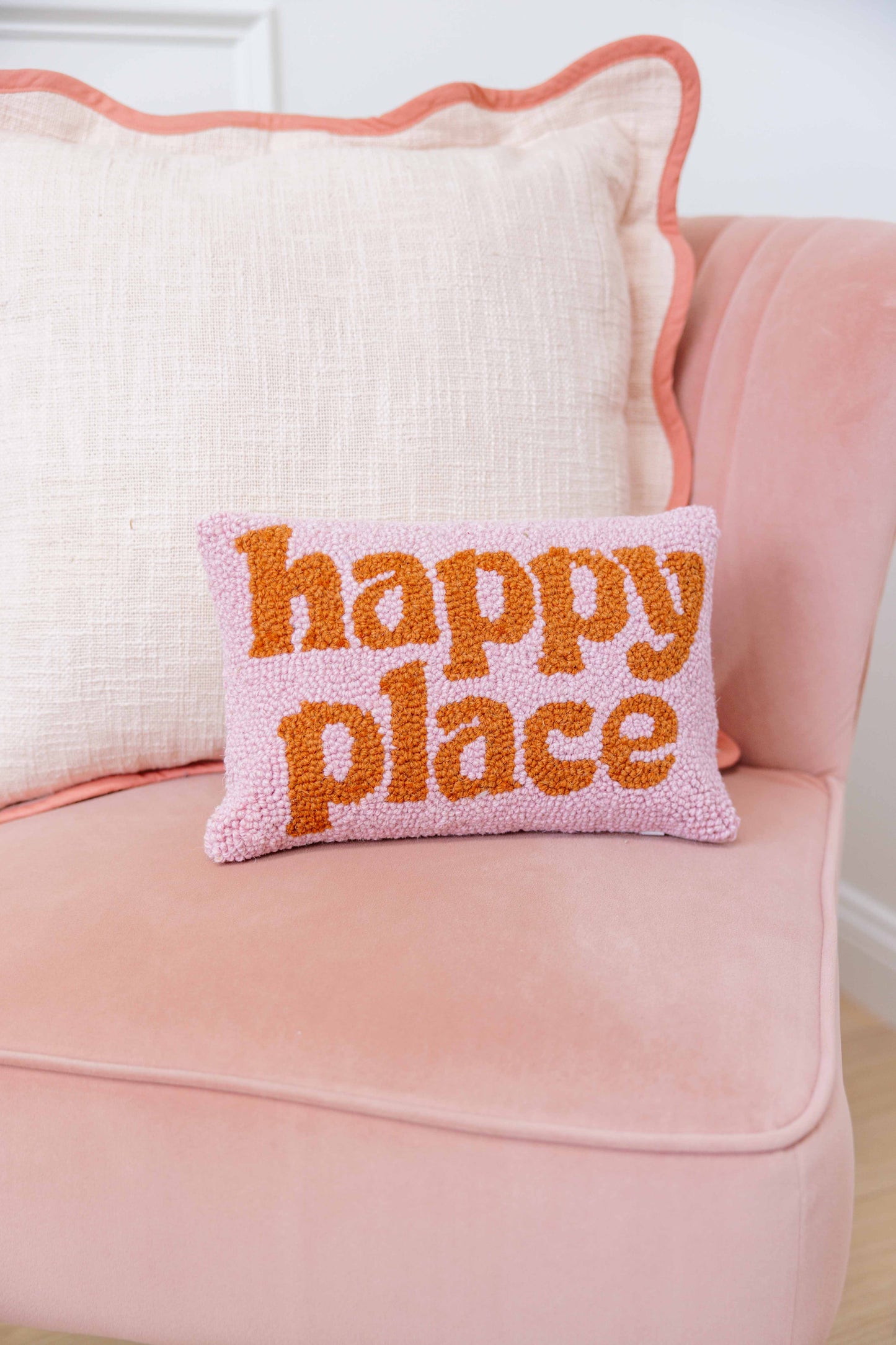 Happy Place Hook Pillow