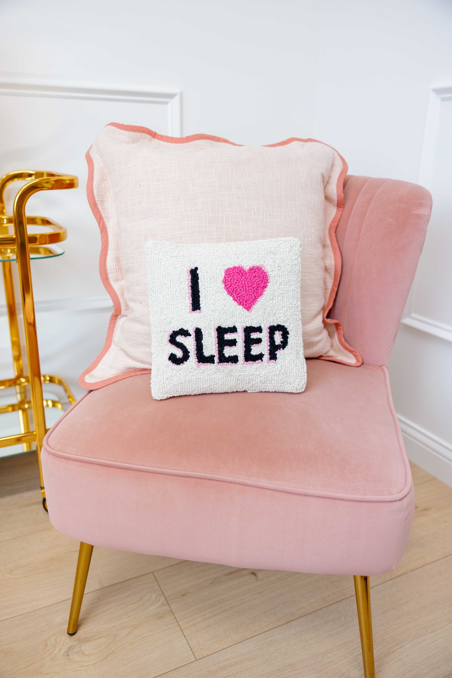 I Love Sleep Hook Pillow