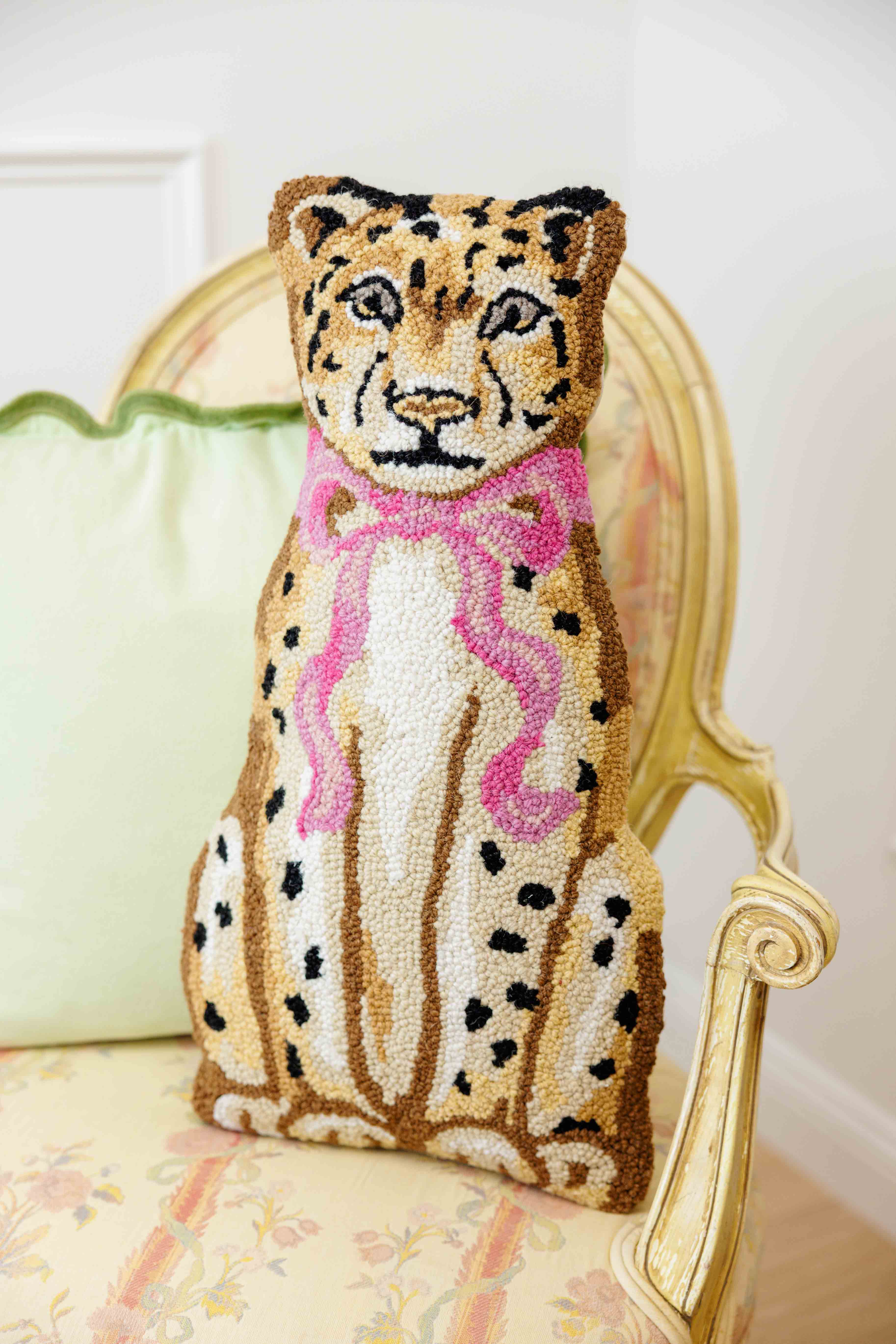 Shaped Leopard Hook Pillow