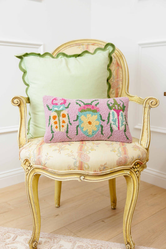 Folk Beetles Hook Pillow