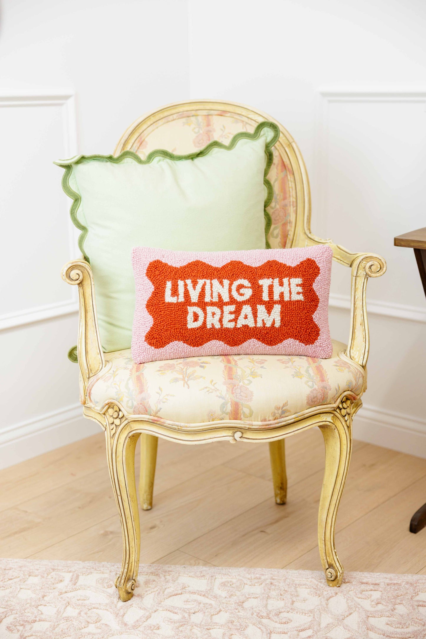 Living The Dream Hook Pillow