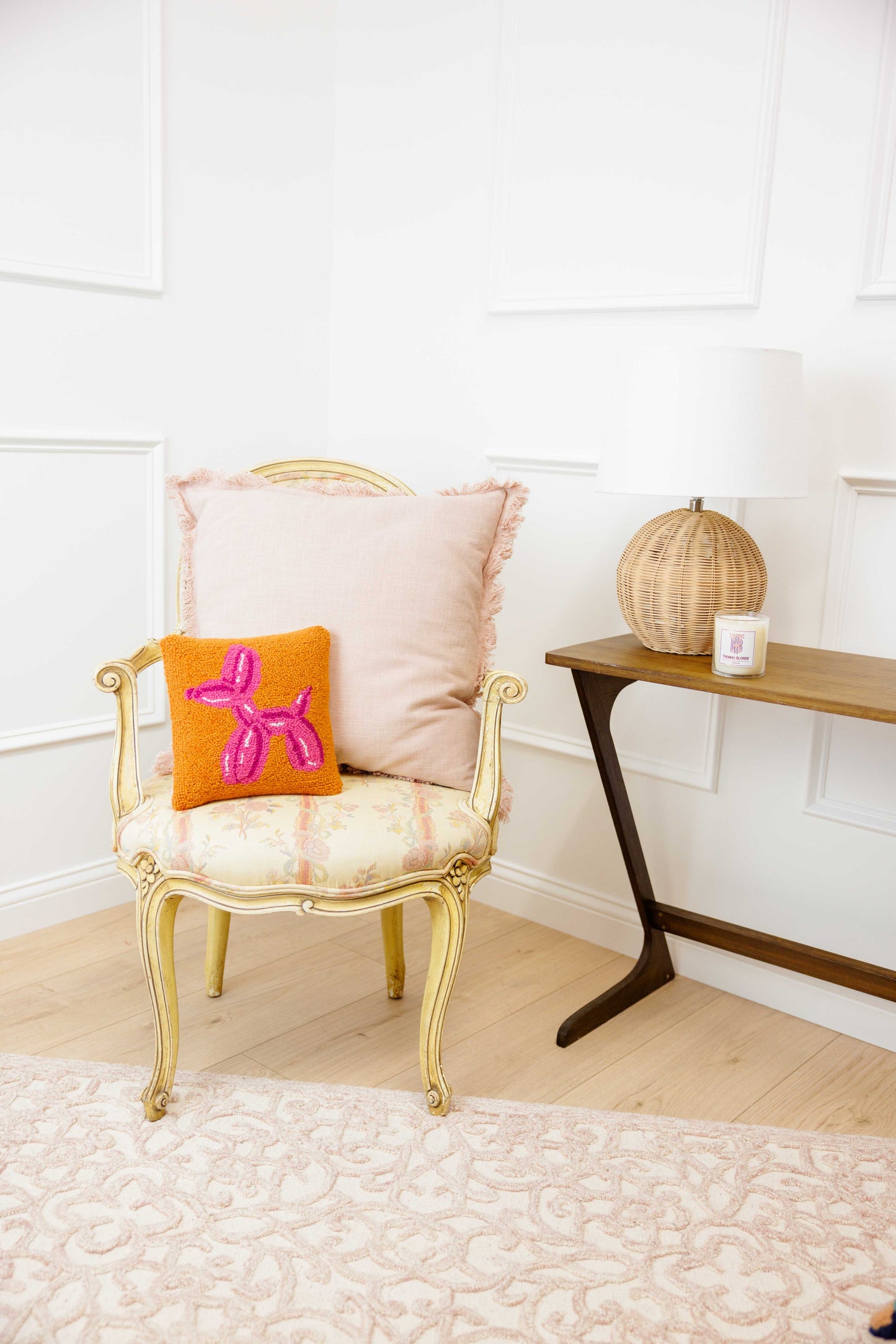 Balloon Dog Hook Pillow